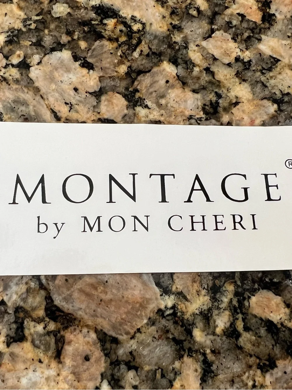 Montage by Mon Cheri Deep Burgundy Lace Maxi Gown